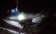 Kapal Kayu Tujuan Kalimantan Hancur Diterjang Ombak di Donggala